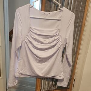 Elegant White Long Sleeve Top